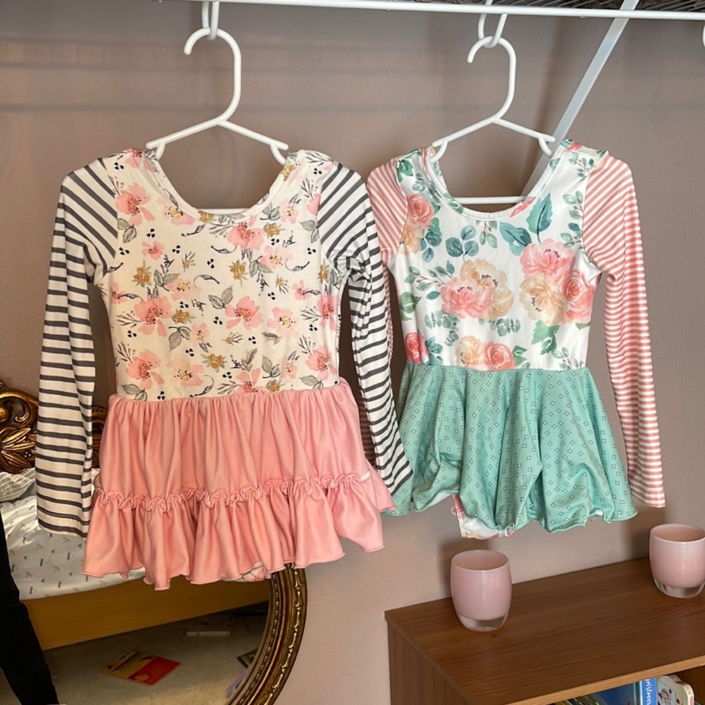 Two cheeky plum 4t dance leotards